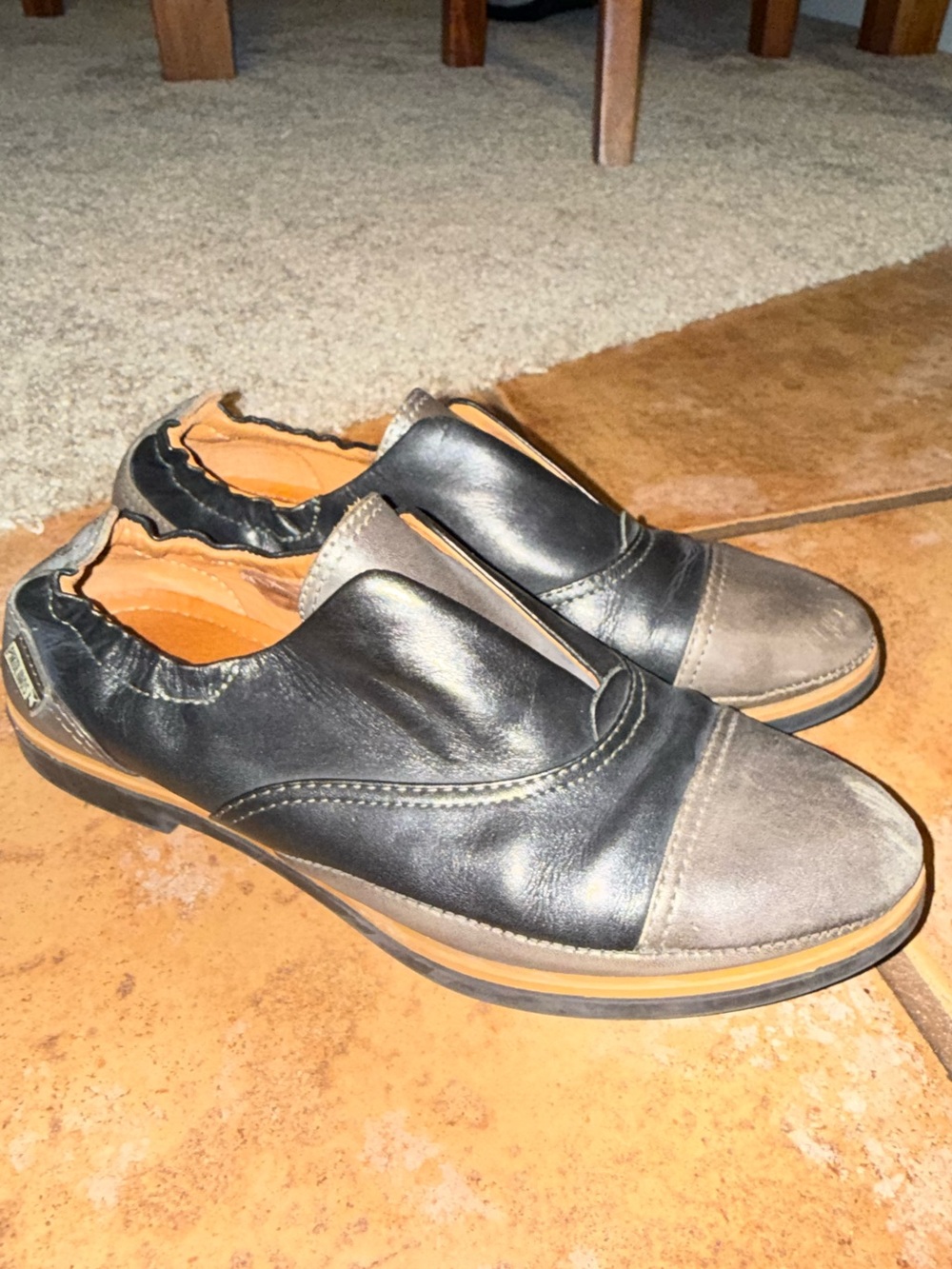 Pikolinos Santorini Casual Shoes in Black and Gray